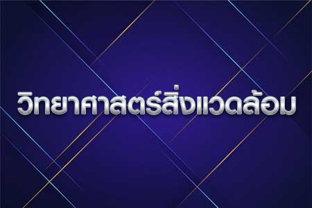 วิทยาศาสตรมหาบัณฑิต สาขาวิชาวิทยาศาสตร์สิ่งแวดล้อม