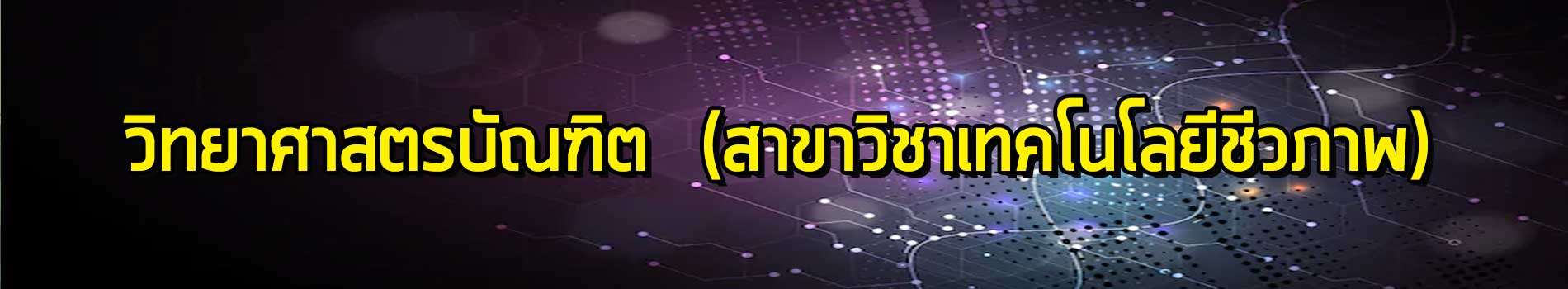 ภาพส่วนหัวหลักสูตร